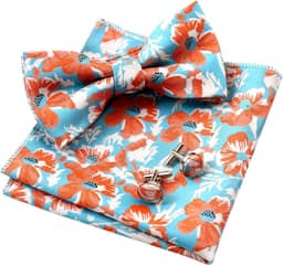 Gravata borboleta masculina clássica ajustável pré-amarrada