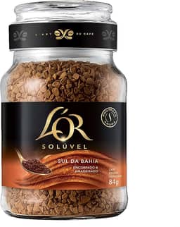 L'OR Café Solúvel Sul Da Bahia L'Or Vidro 84G