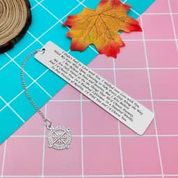 Presentes de relacionamento de longa distância da esposa Marcador de página de lembrança sentimental presentes para ele, marido, namorado, para meu amor, marido, aniversário de casamento, Natal