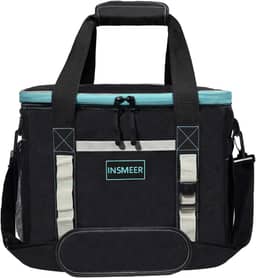 INSMEER Bolsa Térmica 25L/48L Grande, Impermeável, Cooler para Marmita, Caixa Térmica com Alça Desmontável - Ideal para Praia, Acampamento