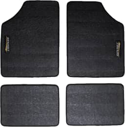 Tapete Automotivo Jogo Completo Borracha Flexível Impermeável Antiderrapante Compatível com Carros Cio Sandero Duster Logan Scenis Stepway Kwid Campos