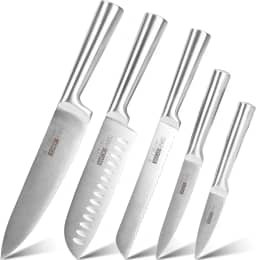 Aço inoxidável Conjunto de 5 Peças, Jogo de Facas, Faca, Facas, Conjunto de Facas