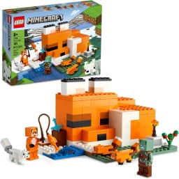 LEGO® Minecraft® – Pousada da Raposa, Brinquedo de Montar com Casa de Brinquedo e Toca da Raposa, Brinquedos Minecraft para Montar Casa, Jogo de Montar, Brinquedos para Crianças de 8 Anos 21178