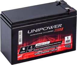 BATERIA 12V 9.0AH (UP1290), UNIPOWER, Preto