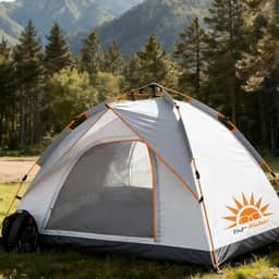 Barraca de Camping Automática 2 Pessoas,Impermeável com Proteção UV e Resistente a Chuva e Vento