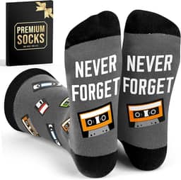 Presentes nerds para homens – meias de meia para homens, meias de tecnologia e programação, presentes de Natal perfeitos para geeks de computador, meias engraçadas e malucas, presente ideal para