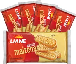 Biscoito Maizena Sem Lactose APLV 330g Liane - 5 unidades