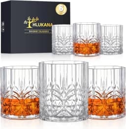 Conjunto de 6 copos de uísque de plástico inquebráveis, copos antiquados de 400 ml, para coquetel escocês, rum, bourbon, vodka, licor, presentes exclusivos para homens, reutilizáveis,