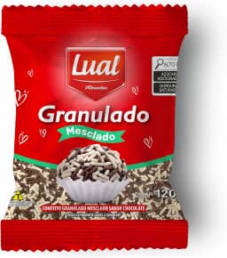 Chocolate Granulado Mesclado Lual 120G