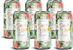 Vinho Rose Frisante Santa Vita Moscatel Lata 269ml (6 unidades)