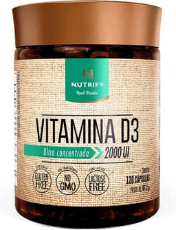 Nutrify - Vitamina D3 2000 UI - 120 Cápsulas