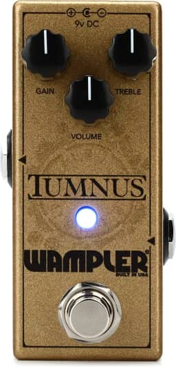 Wampler Pedal de efeitos de guitarra Tumnus V2 Overdrive & Boost
