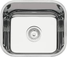 Cuba de embutir Tramontina Lavínia 40 BL em aço inox polido 40x34 cm