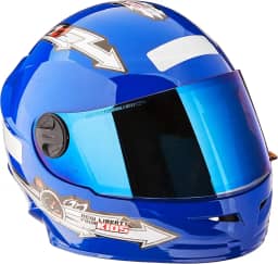CAPACETE FECHADO PRO TORK LIBERTY FOR KIDS SOLID AZUL TAM. 54 VIS. IRIDIUM