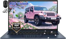 ASUS Laptop Vivobook FHD de 14 polegadas, Intel Core 13º 1315U, 16 GB de RAM, SSD de 1152 GB (PCIe de 1 TB + disco rígido portátil de 128 GB, webcam 720p, win11, com mouse sem fio) (16 GB de RAM | SSD