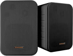 HAYONIK, Caixa Passiva, 60W, 2 Vias, Woofer 4", Tweeter 0,5", Gabinete Polipropileno, Resp. Freq: 100-20Khz, 30W RMS, Suporte Incluso - MSB60NC Preta