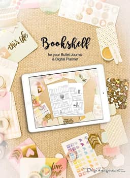 Digital Journal Bookshelf for your Digital Planner (GoodNotes): Plan your Success! (English Edition)