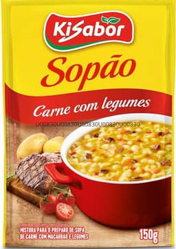 KiSabor Sopão De Carne Com Legumes Kisabor 150 Gramas