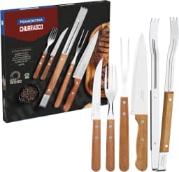 Kit para Churrasco 15 Peças Tramontina Natural