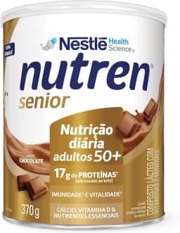 Suplemento Alimentar NUTREN SENIOR Chocolate 370g Nutren Sabor 370g