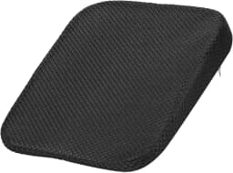 HARFINGTON Almofada de assento de 8 cm de espessura confortável de espuma viscoelástica para cadeira de escritório com fundo antiderrapante para motorista de assento de carro, preta