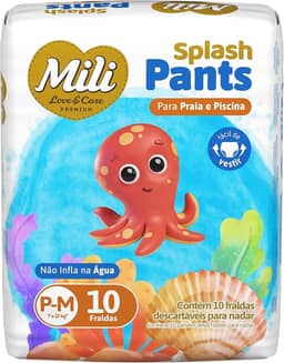 Fralda LoveCare Pants SPLASH P/M 6x10