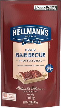 Hellmann's Profissional Molho Barbecue Sabor Defumado 1,01kg