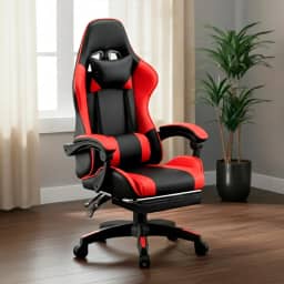 Cadeira Escritório Gamer Reclinável Ergonômica Profissional (Vermelho)