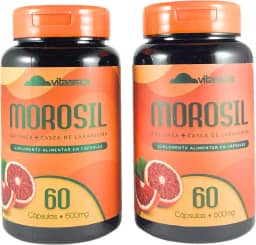 Kit 2 Morosil + Cactinea + Casca de Laranja 60 Caps Cada Suplemento Natural VitaGenus