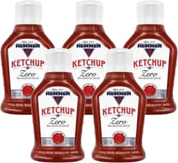 Ketchup Tradicional Zero Açúcar 310g Hemmer (5 X 310g)