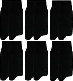 Kit 6 Pares Meia Social Mash Cano Alto Algodão Masculino