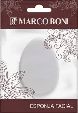 Marco Boni Esponja Para Aplicação De Maquiagem 8462 Branco 1 Unidade