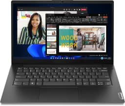 Notebook Lenovo V14 G4 AMN AMD Ryzen 3 7320U 8GB 256GB SSD DOS 14' - 83GE000CBR Preto