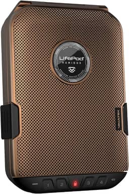 VAULTEK Caixa De Bloqueio Para Charutos Lifepod Humidor Estojo De Viagem À Prova D'Água Caixa De Bloqueio Eletrônico Robusto Estojo Portátil Para Charutos De Viagem Com Teclado Retroiluminado (Lifepod