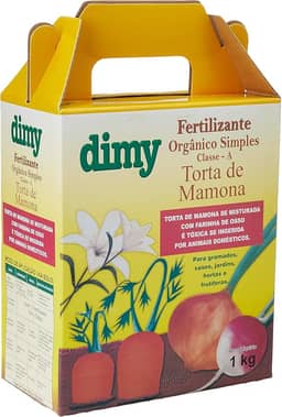 Torta de Mamona - Fertilizante Orgânico - 1kg