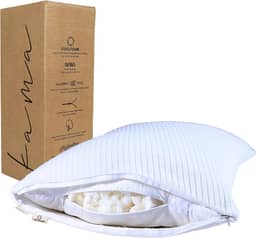 Kama Travesseiro Viscoelástico Ajustável Original Coolfoam® AllSleep, Hipoalergenico, Capa Ultrasoft Removível (1)