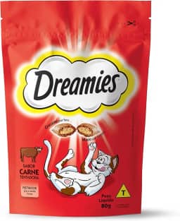 Dreamies Petisco Carne Tentadora Gatos Adultos 80G