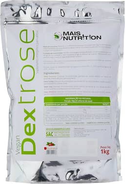 Dextrose 1kg Embalagem Refil Guarana WVegan Vegano Guaraná