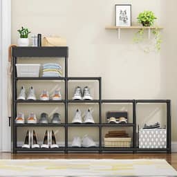 Sapateira Organizador 5 Andares com Cestinho Multiuso para Calçados Sapatos Tênis