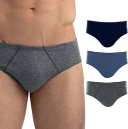 Kit 3 Cuecas Slip Mash Algodão Cotton Hipoalergênica Respirável Masculina Adulto