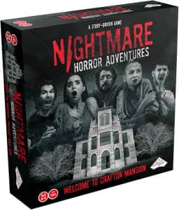 Identity Games [www.identity games.com] Aventuras de terror de pesadelo | Jogo de tabuleiro Mistério de Assassinato para Adultos e Adolescentes (versão em inglês)