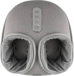 Medcursor Máquina de massageador de pés com calor, massageador de amassar profundo, fornece alívio para músculos cansados e plantas, configurações de vários níveis e intensidade ajustável para uso doméstico ou no escritório, Cabos de alimentação com fichas europeias e americanas enviados aleatoriamente,100-240V