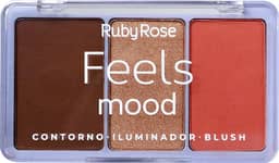 Ruby Rose - Paleta De Contorno Iluminador Blush Hb75263