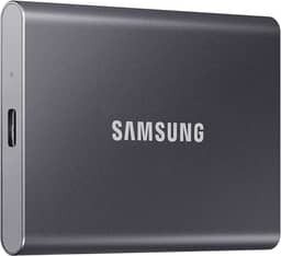 SSD Externo Samsung T7 1TB (USB 3.2, Leitura até 1050MB/s e Gravação até 1000MB/s)