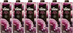 Pack de Del Valle 100% UVA (06) 6 unidades