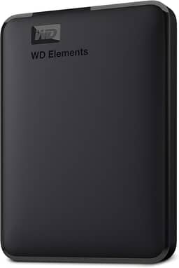 Western Digital Disco rígido externo portátil WD 4TB WD, USB 3.0 - WDBU6Y0040BBK-WESN, Preto