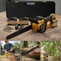 Motosserra Elétrica Sem Fio 2 Baterias 50v Extensível 120cm Podador Podagalhos