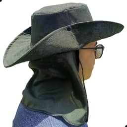 Chapéu Pescador Caçador Australiano Passeio Praia Trabalho ao Ar Livre Protege do Sol Nuca e Pescoço