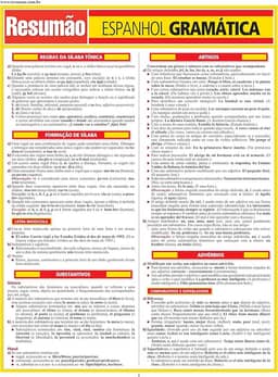 Espanhol - Gramática