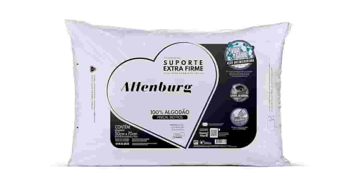 Melhor Travesseiro Altenburg: Suporte Firme Para Um Sono Profundo